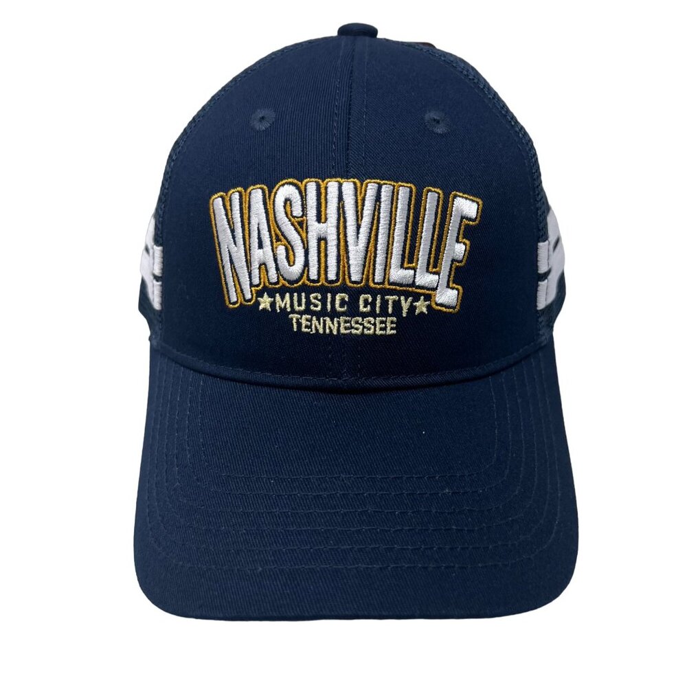 Good Land Nashville Tennesse Baseball Hat Cap One Size Sidewider Navy Blue NEW